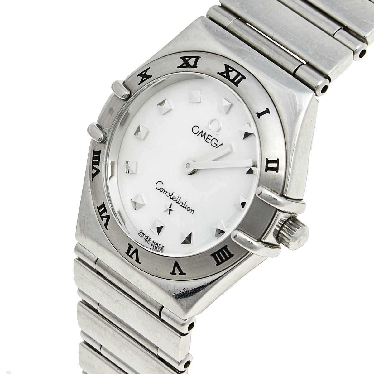 

Omega Mother of Pearl Stainless Steel Constellation, White