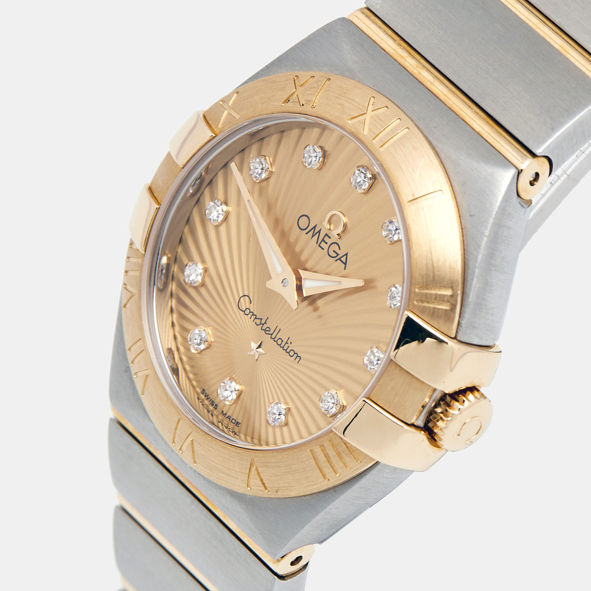 

Omega Champagne Diamond, Gold