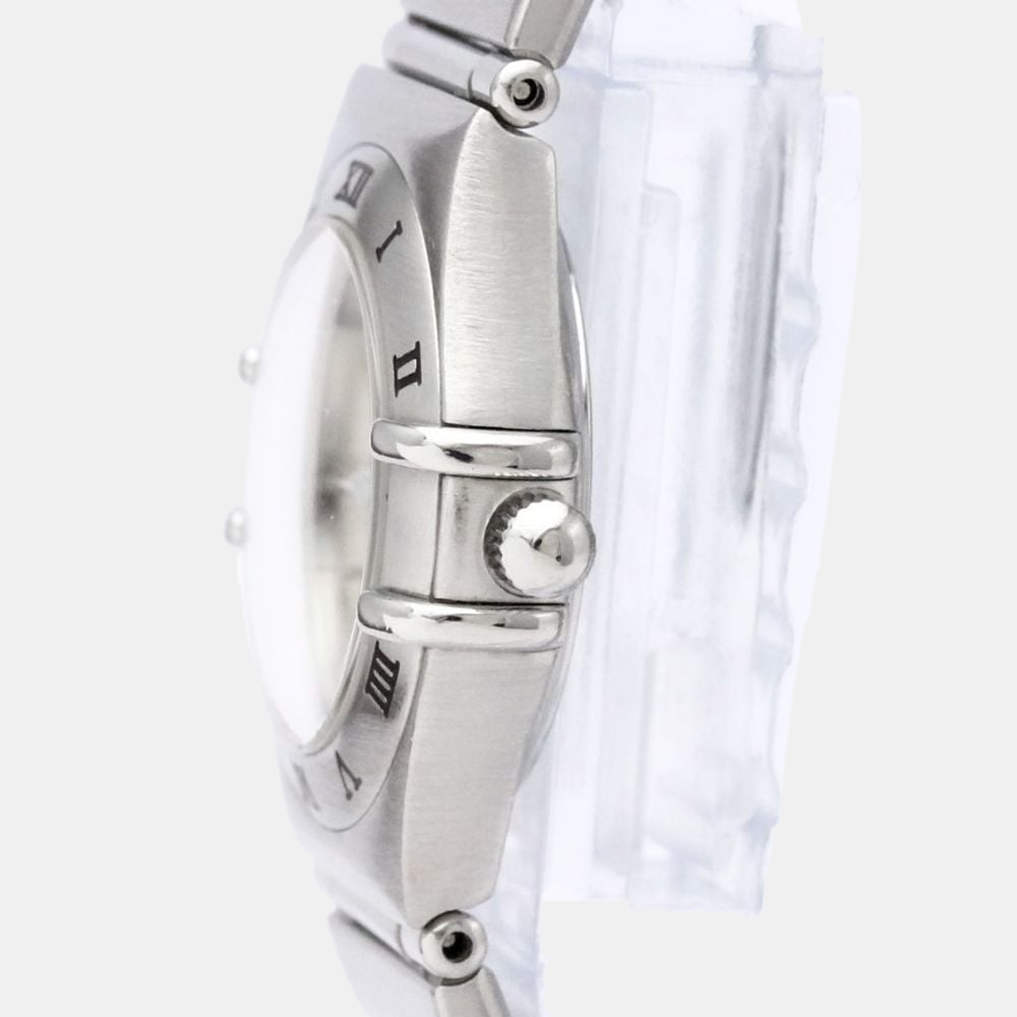 

Omega Silver Stainless Steel Constellation 1562.30 Quartz Women's Wristwatch 22 mm