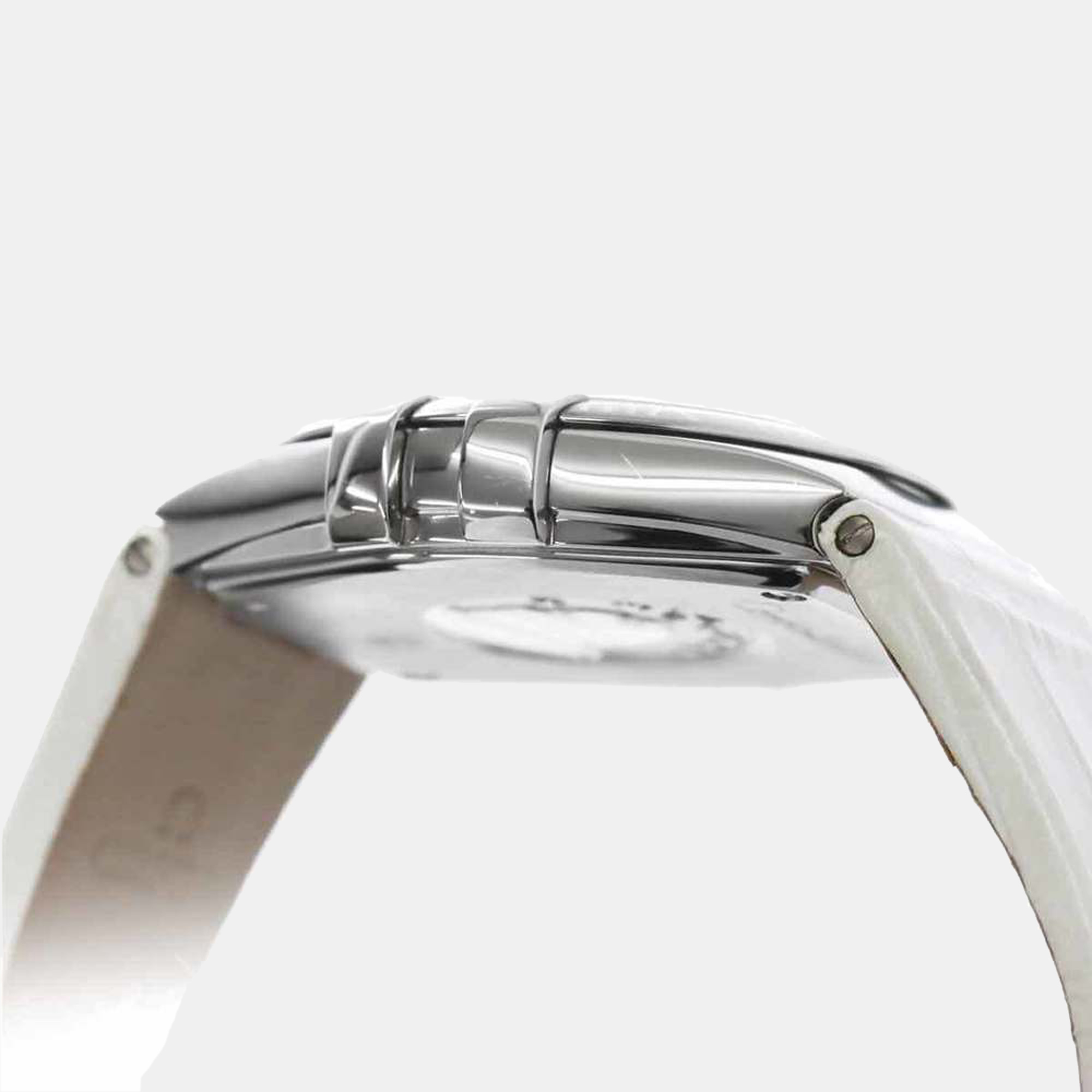 

Omega White Diamond Stainless Steel Constellation Double Eagle 123 13 35 60 52 001 Quartz Women's Wristwatch 35 mm