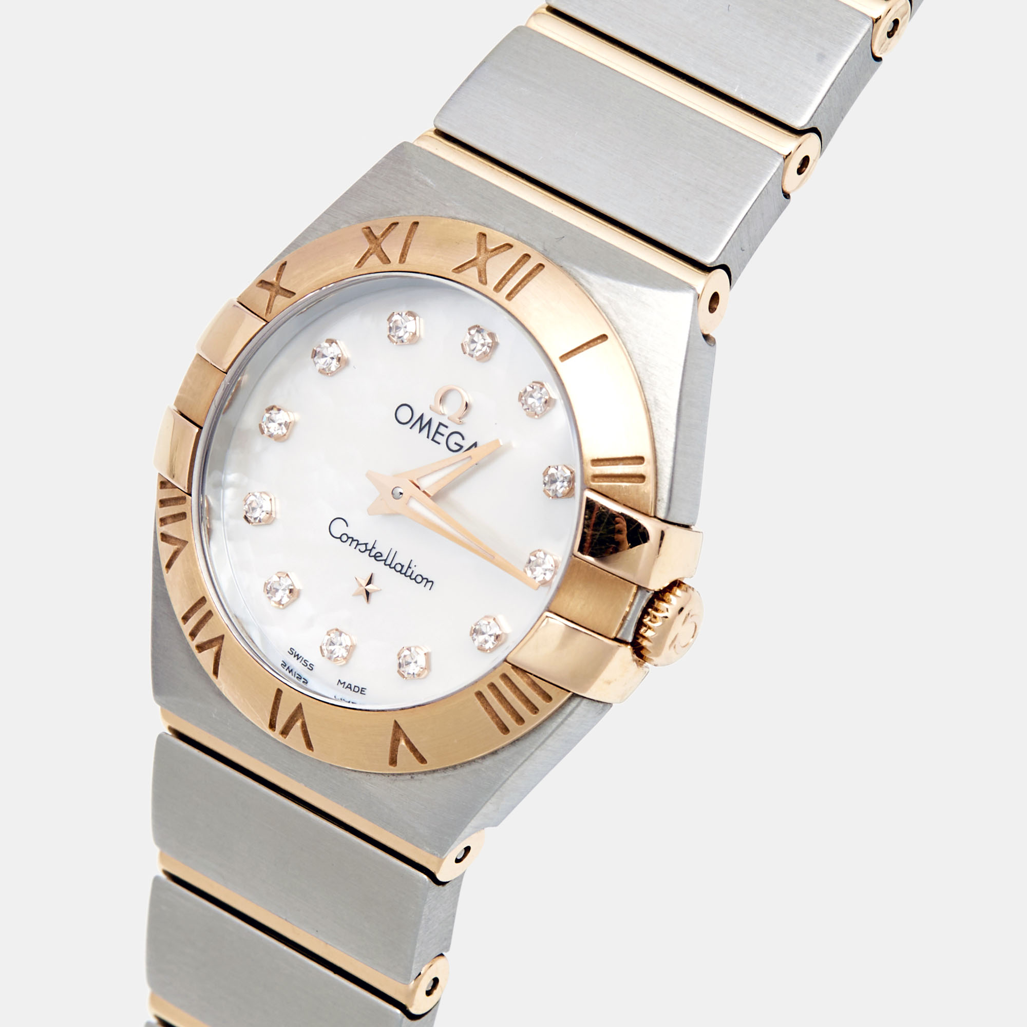 

Omega Mother of Pearl Diamond, White