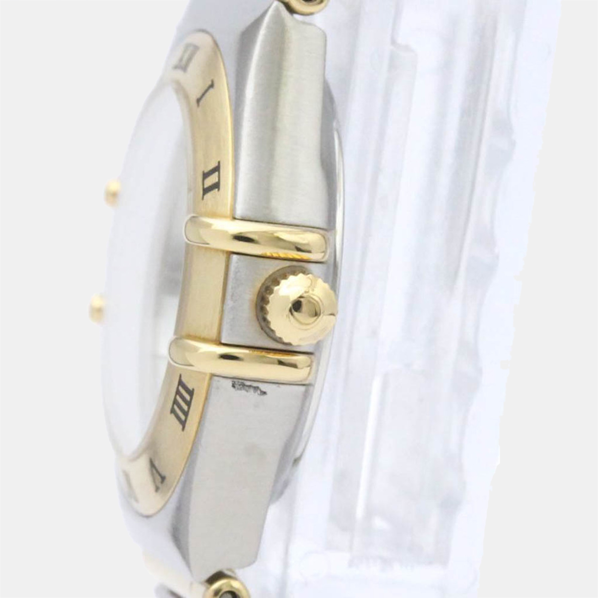 

Omega White 18K Yellow Gold And Stainless Steel Constellation 1262.70 Quartz Women's Wristwatch 22 mm