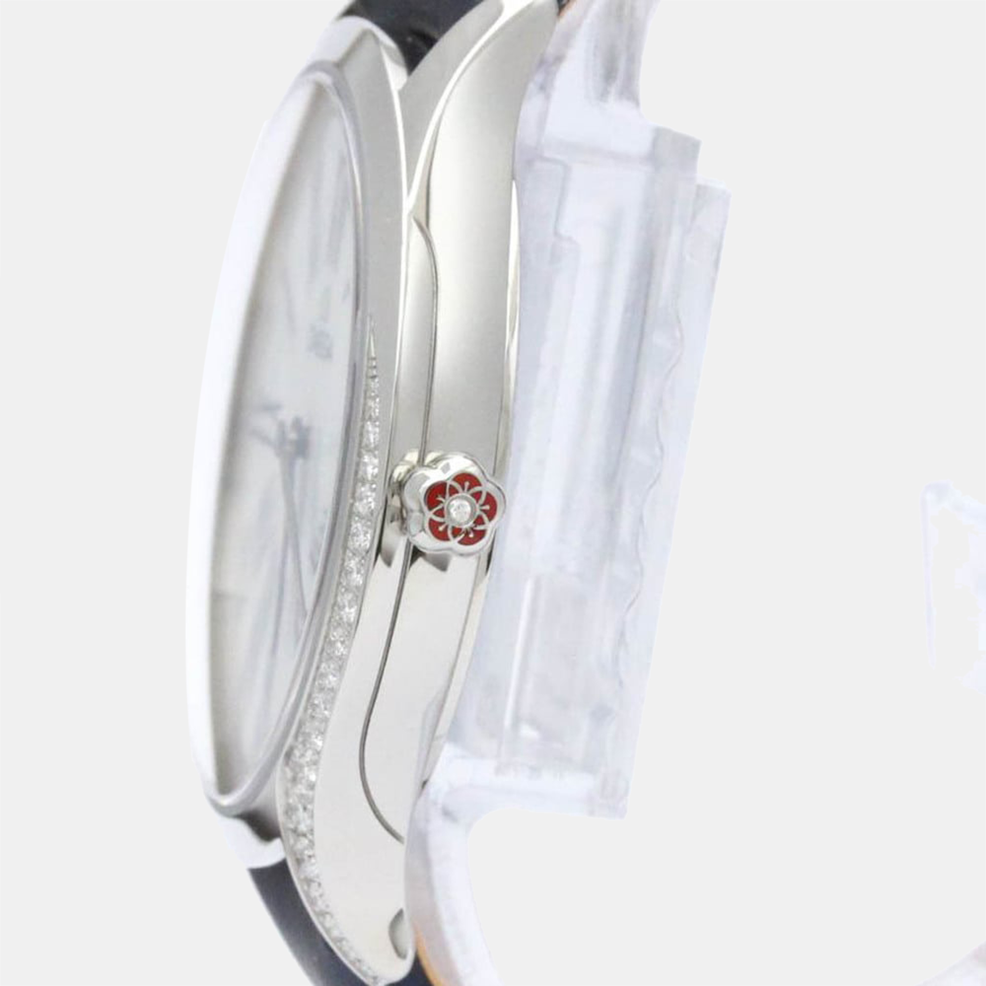 

Omega White Diamonds Stainless Steel De Ville 428.17.36.60.04.001 Quartz Women's Wristwatch 36 mm