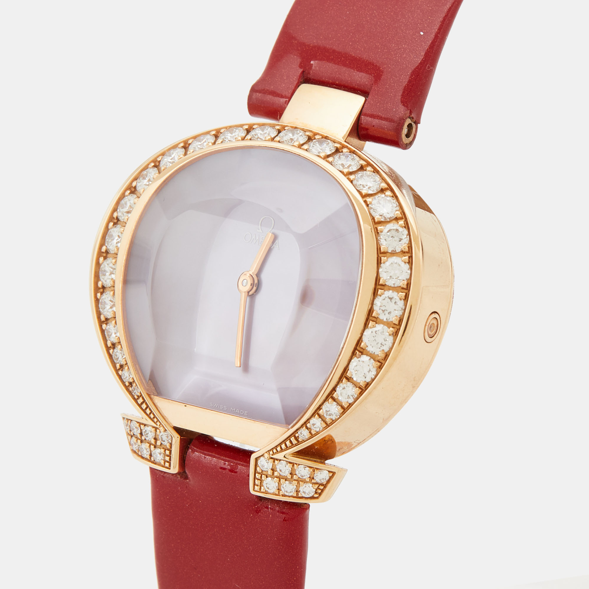 

Omega Mother Of Pearl Diamonds, Red