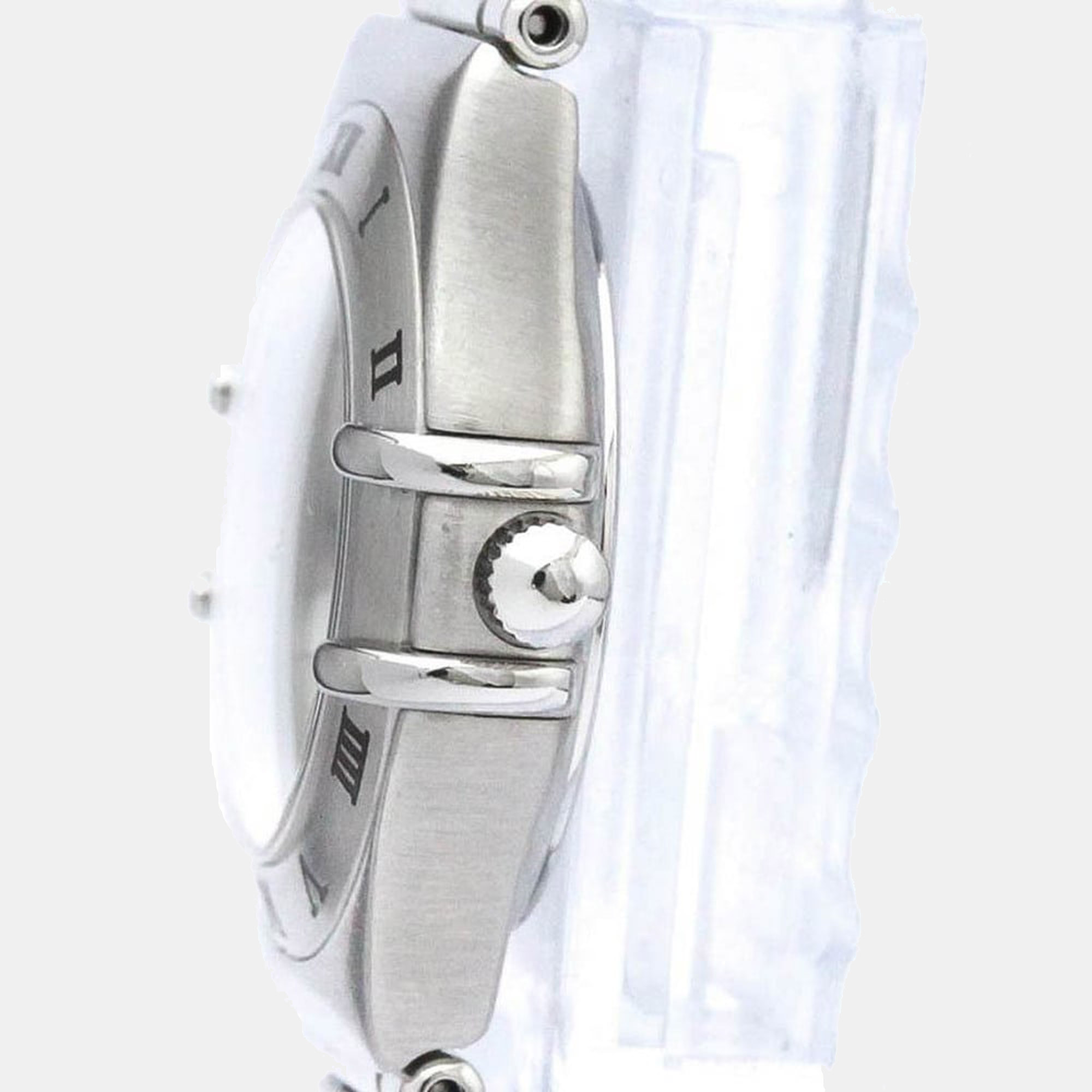 

Omega Silver Diamonds Stainless Steel Constellation 1562.36 Women's Wristwatch 22 mm