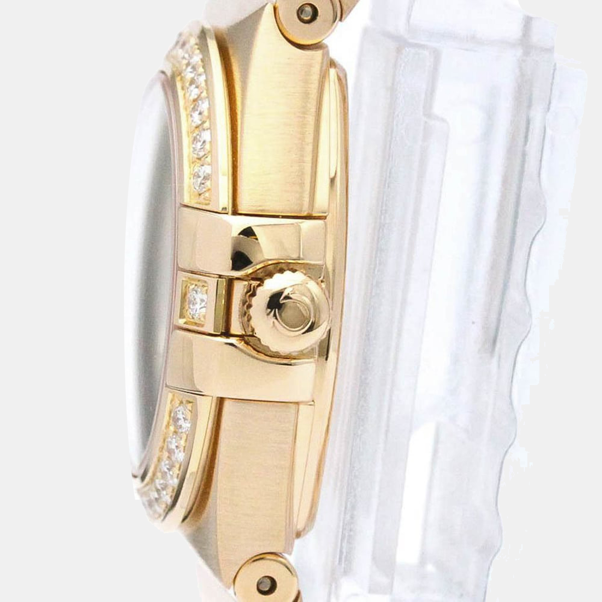 

Omega MOP Diamonds 18K Rose Gold Constellation 123.55.24.60.55.001 Women's Wristwatch 24 mm, White