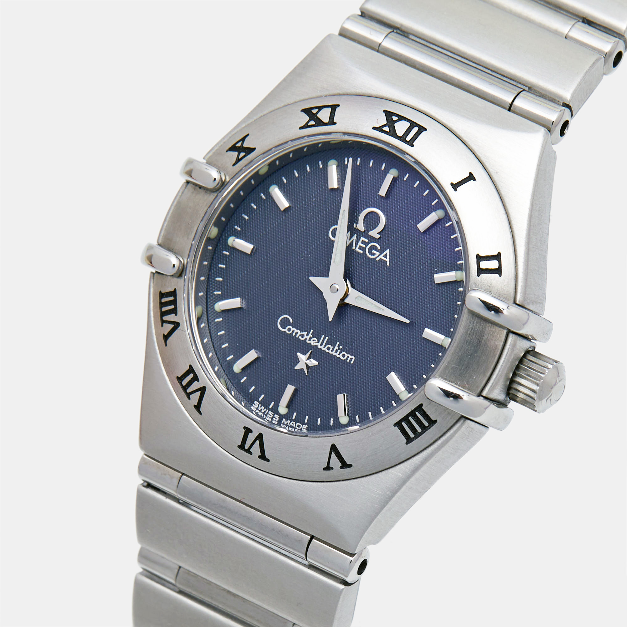 

Omega Grey Stainless Steel Constellation, Silver