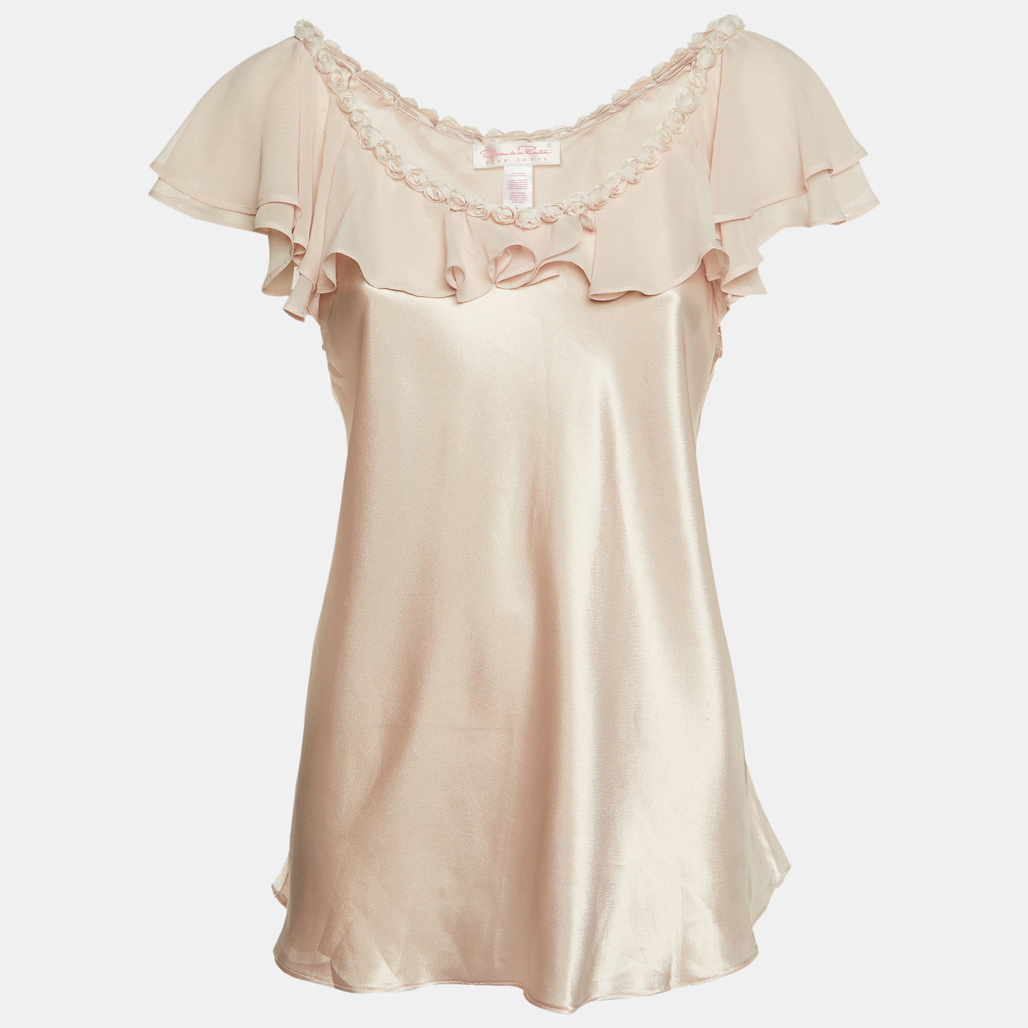 

Oscar de la Renta Pink Top