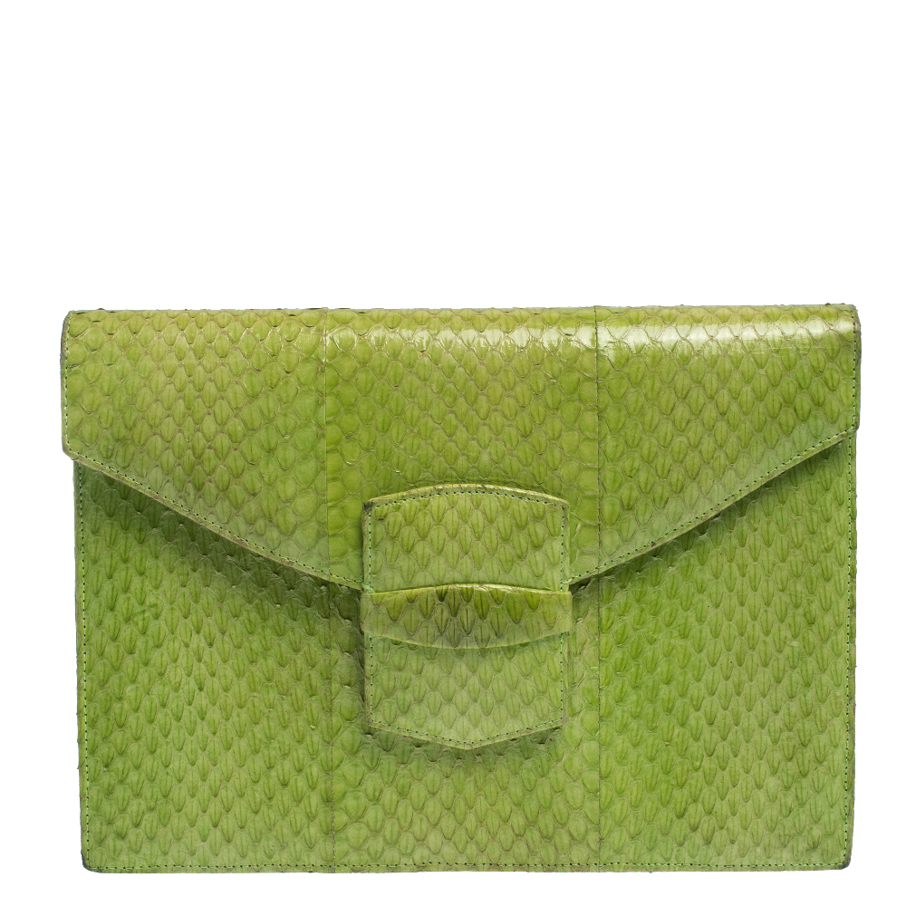 lime green clutch