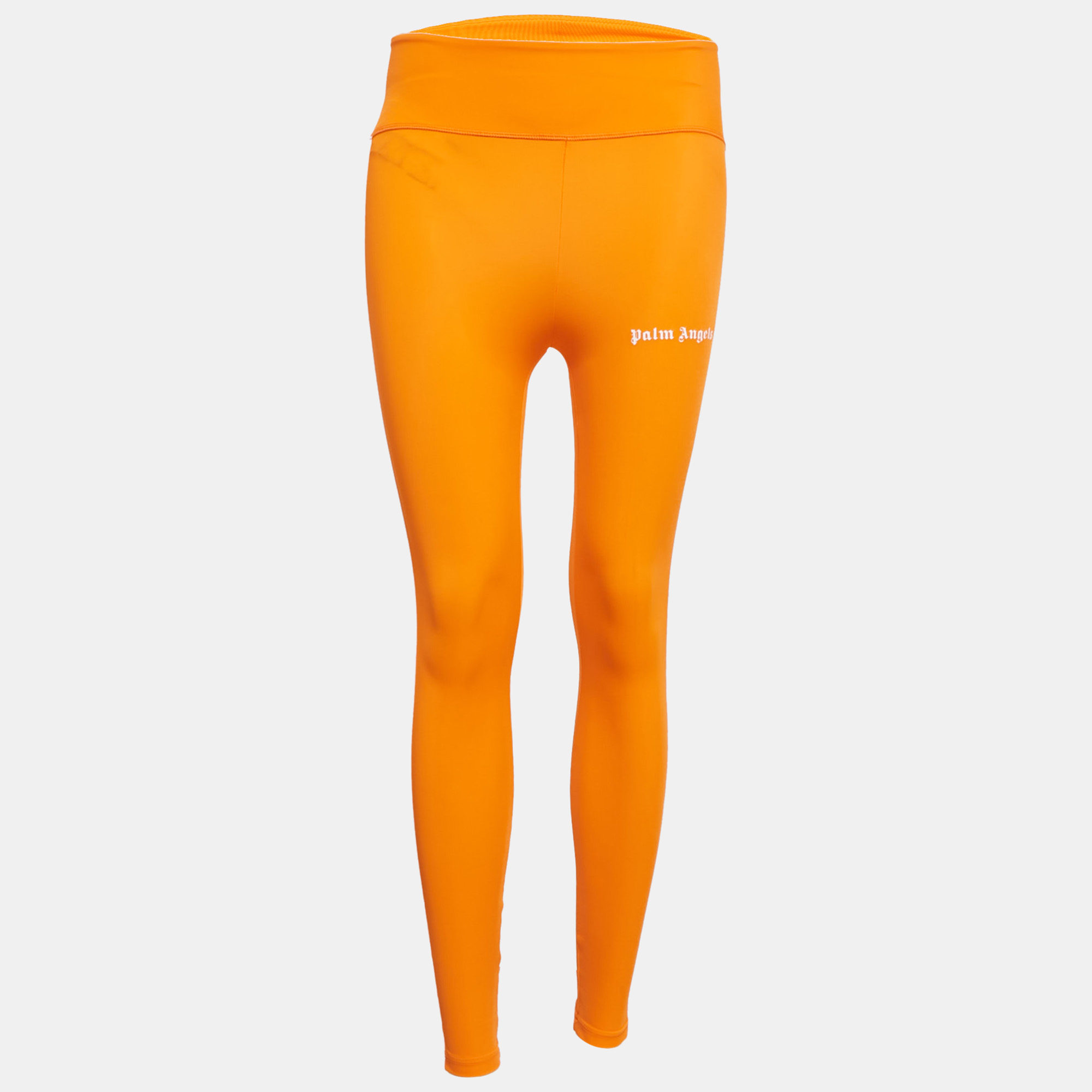 

Palm Angels Orange Side Stripe Jersey Leggings S