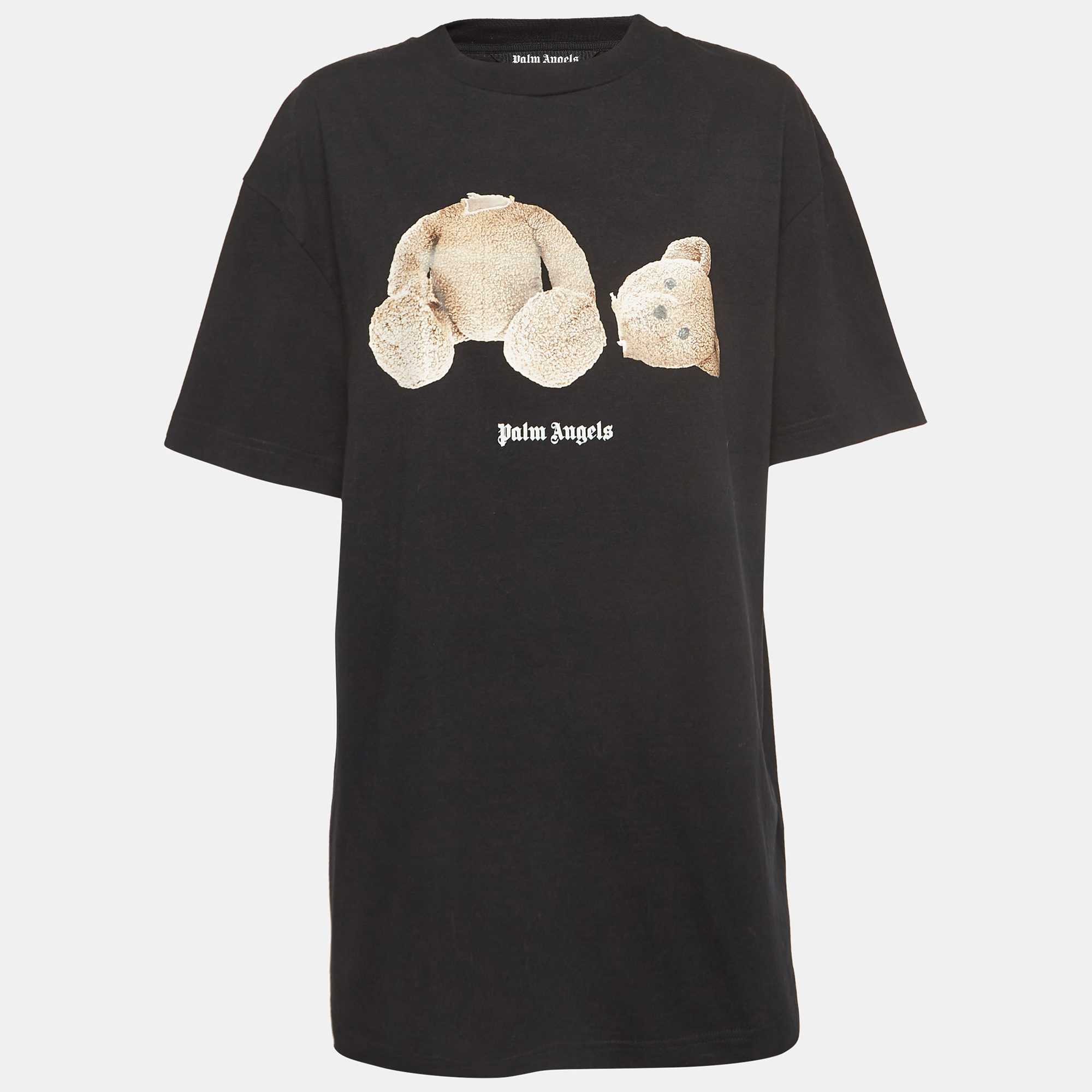 

Palm Angels Black Pa Bear Cotton Classic T-Shirt XL