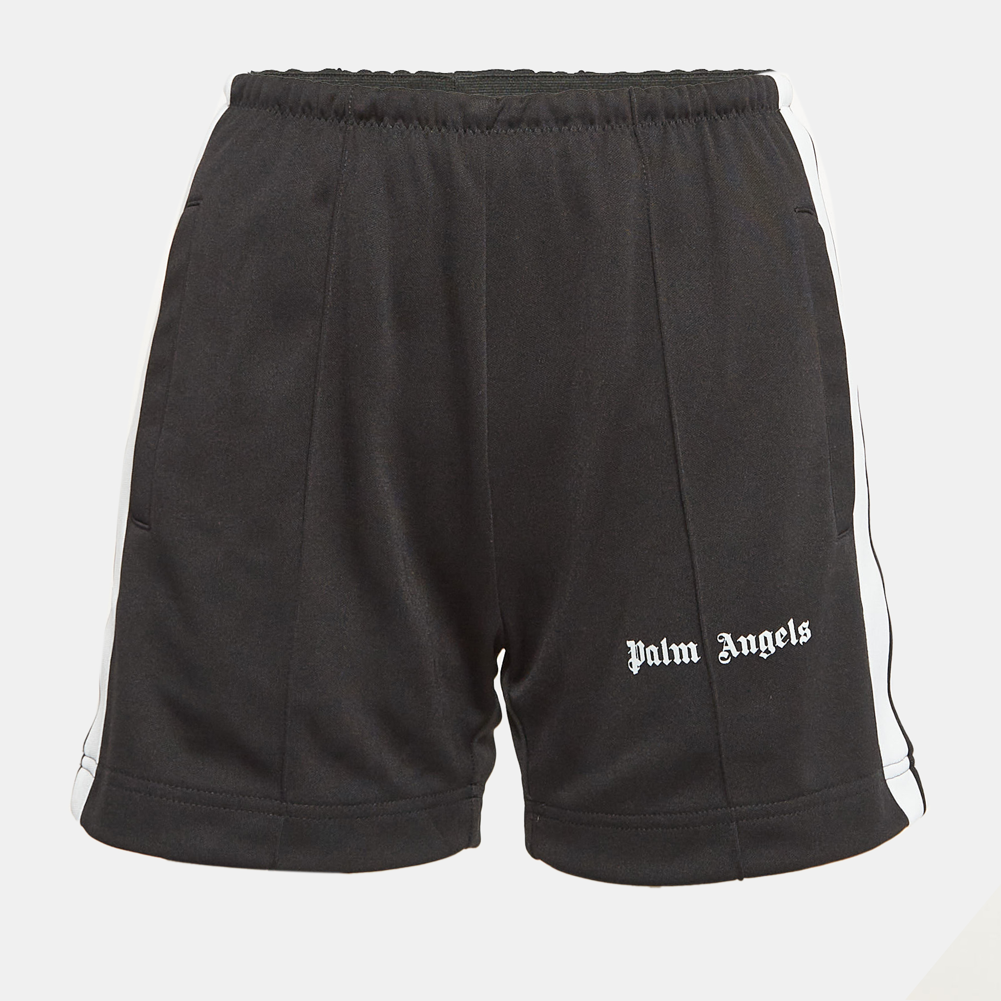 

Palm Angels Black Side-Strip Jersey Short XS