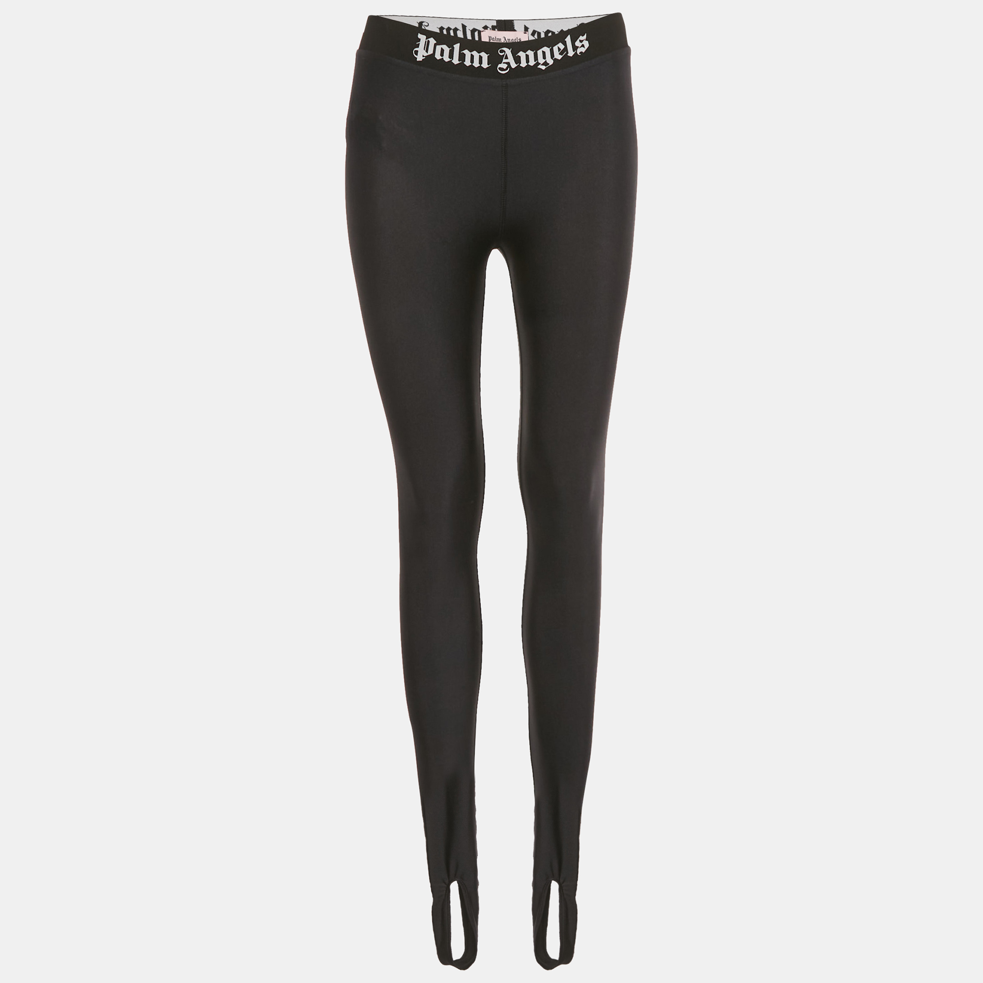 

Palm Angels Black Logo Waistband Jersey Stir-Up Leggings S