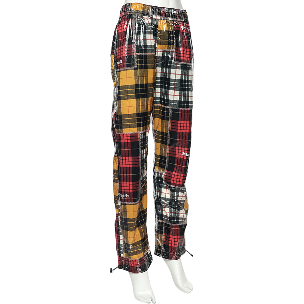 

Palm Angels Multicolored Checkered Synthetic Pants, Multicolor