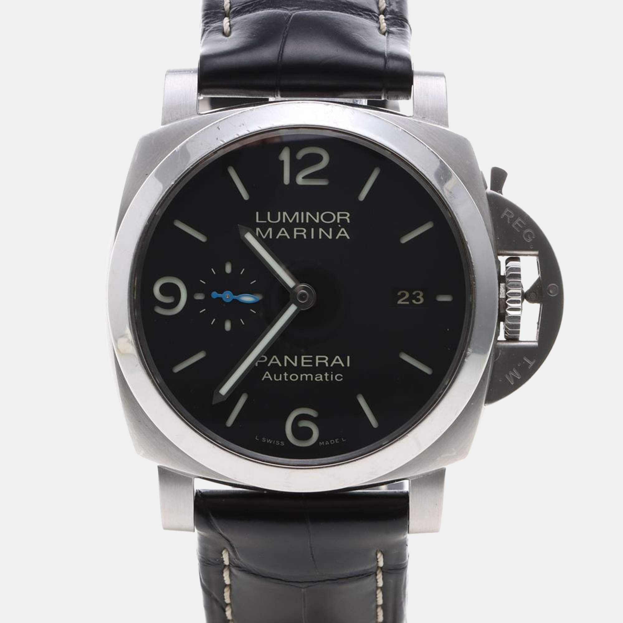 

Panerai Luminor Marina PAM01312 Automatic Black Stainless Steel Men's Wristwatch