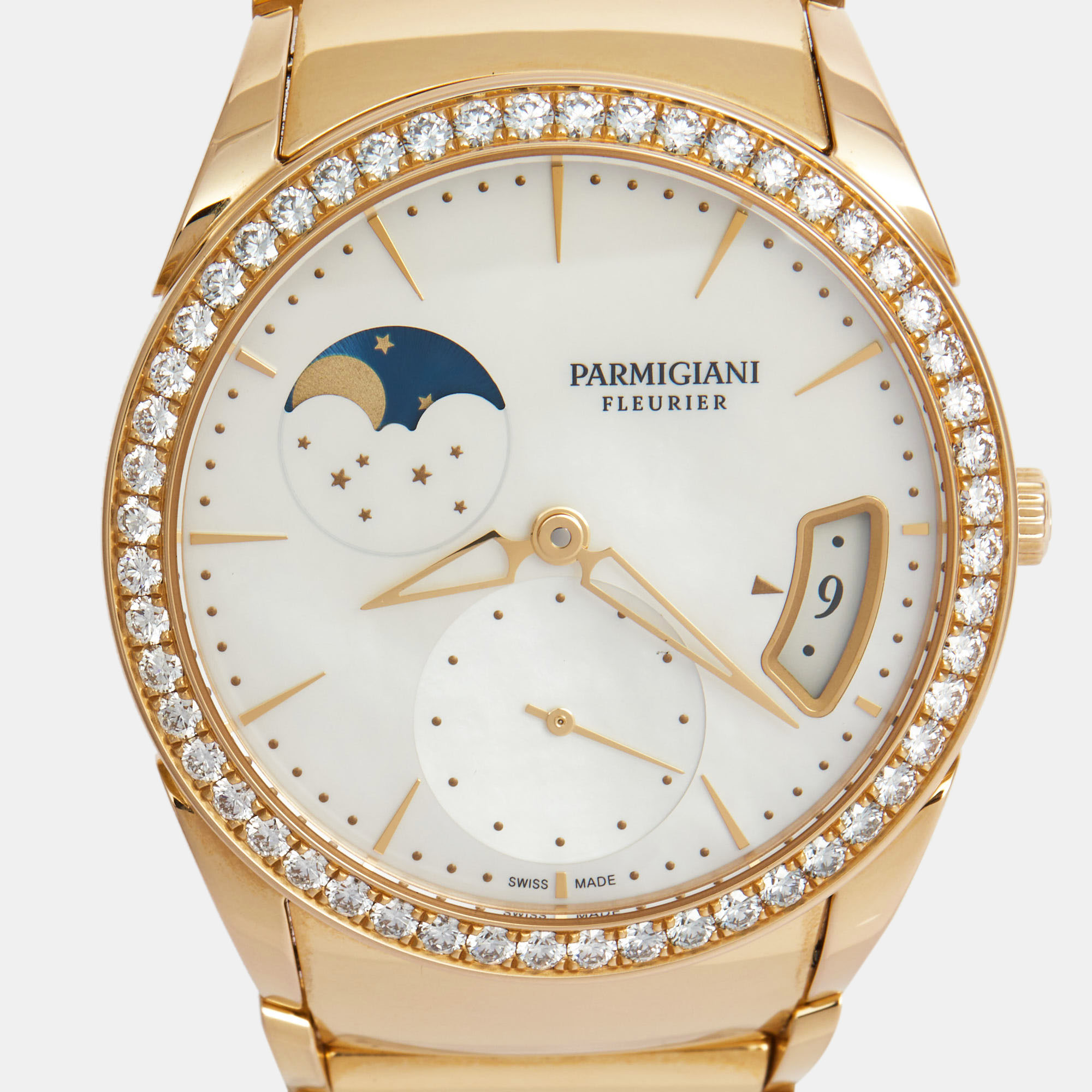 

PARMIGIANI 18K Watch, White