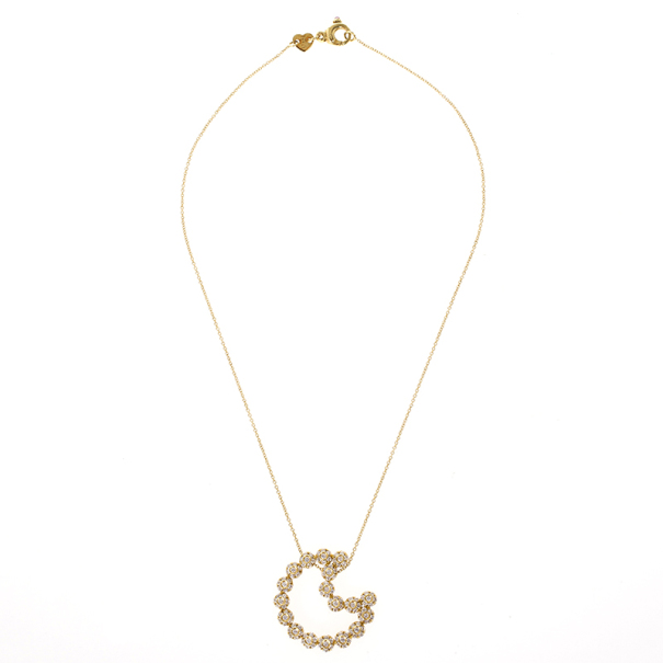 

Pasquale Bruni Diamond Moon Yellow Gold Necklace