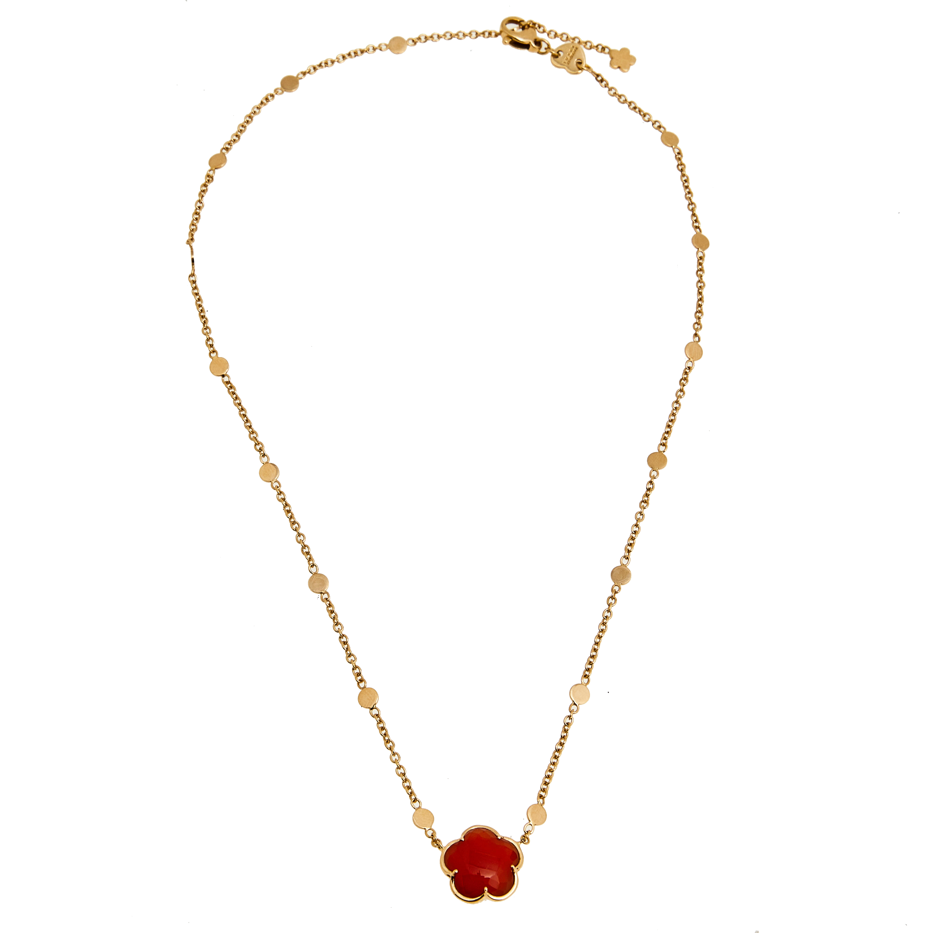 

Pasquale Bruni Bon Ton Carnelian 18K Rose Gold Chain Necklace