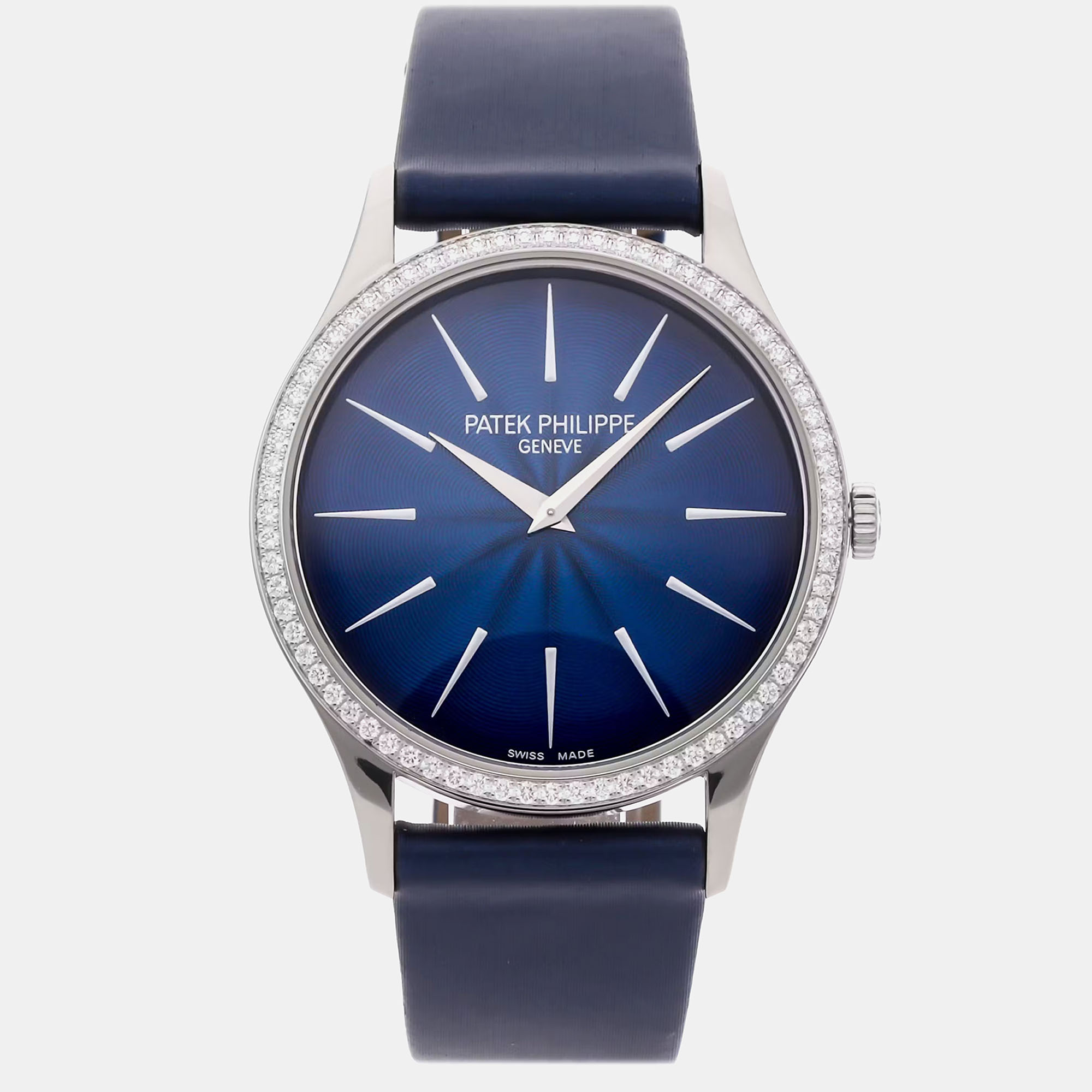 

Pre-Owned Patek Philippe Calatrava Men's Watch 33 mm, Blue