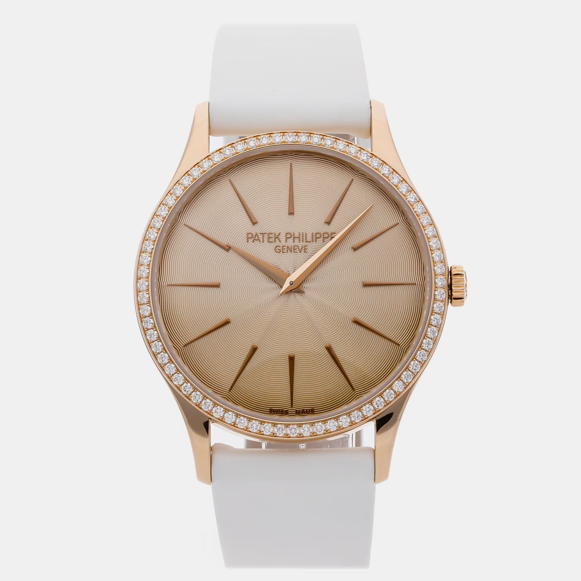 

Pre-Owned Patek Philippe Calatrava Men's Watch 33 mm, Beige