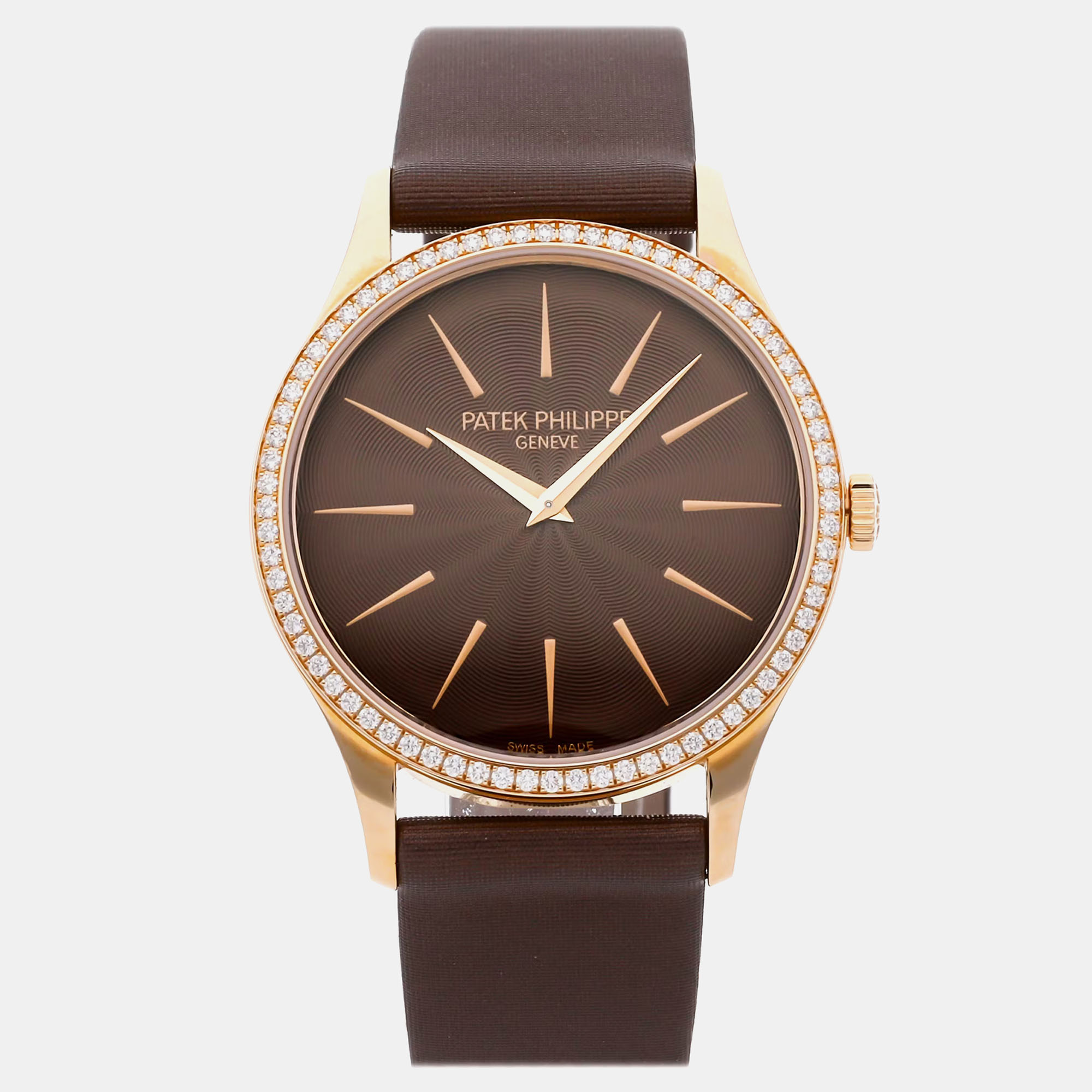 

Pre-Owned Patek Philippe Calatrava 4897R-001, Brown