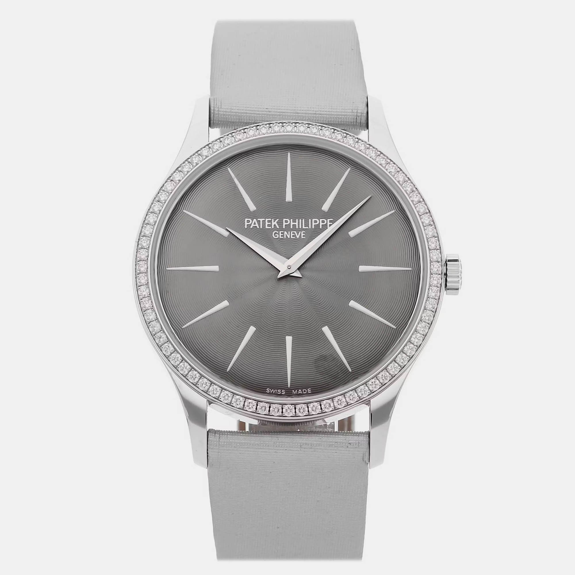 

Pre-Owned Patek Philippe Calatrava 4897G-010, Grey