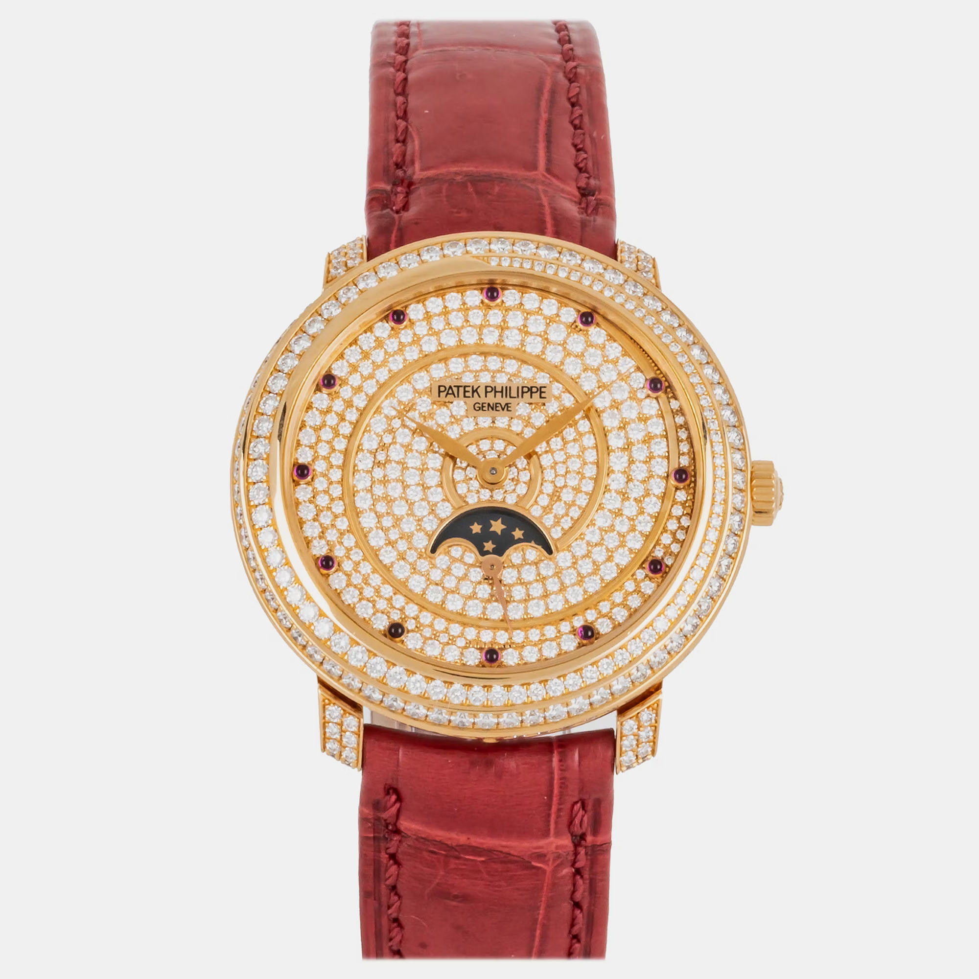 

Pre-Owned Patek Philippe Complications Moonphase 4968/400R-001 33 mm, Gold