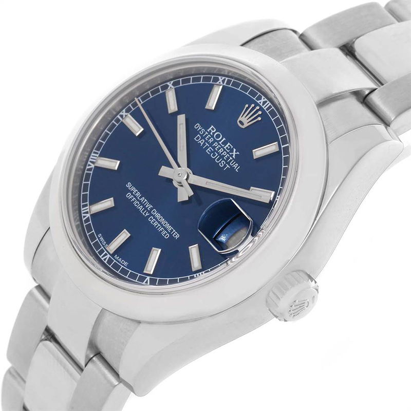 

Rolex Blue Stainless Steel Datejust