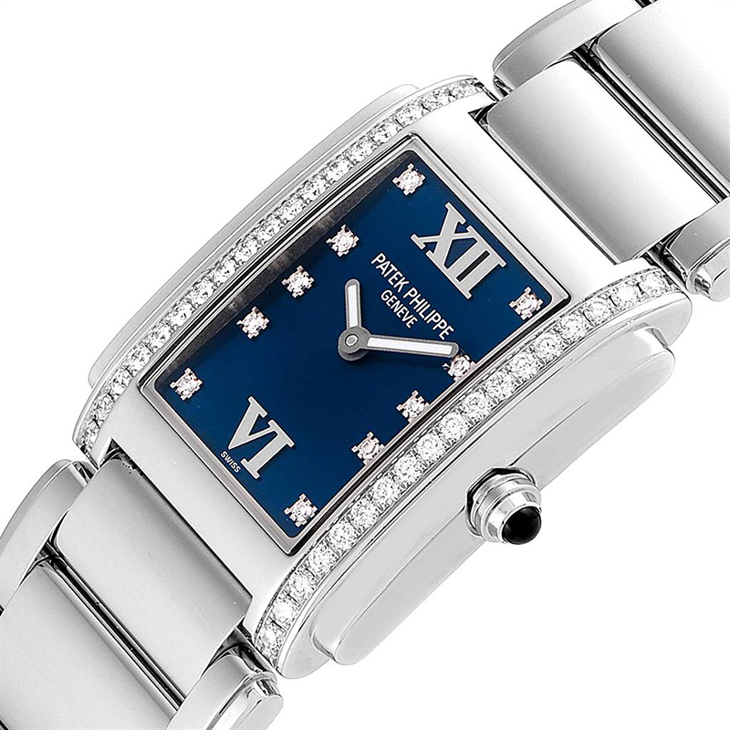 

Patek Philippe Blue Diamonds Stainless Steel Twenty-4