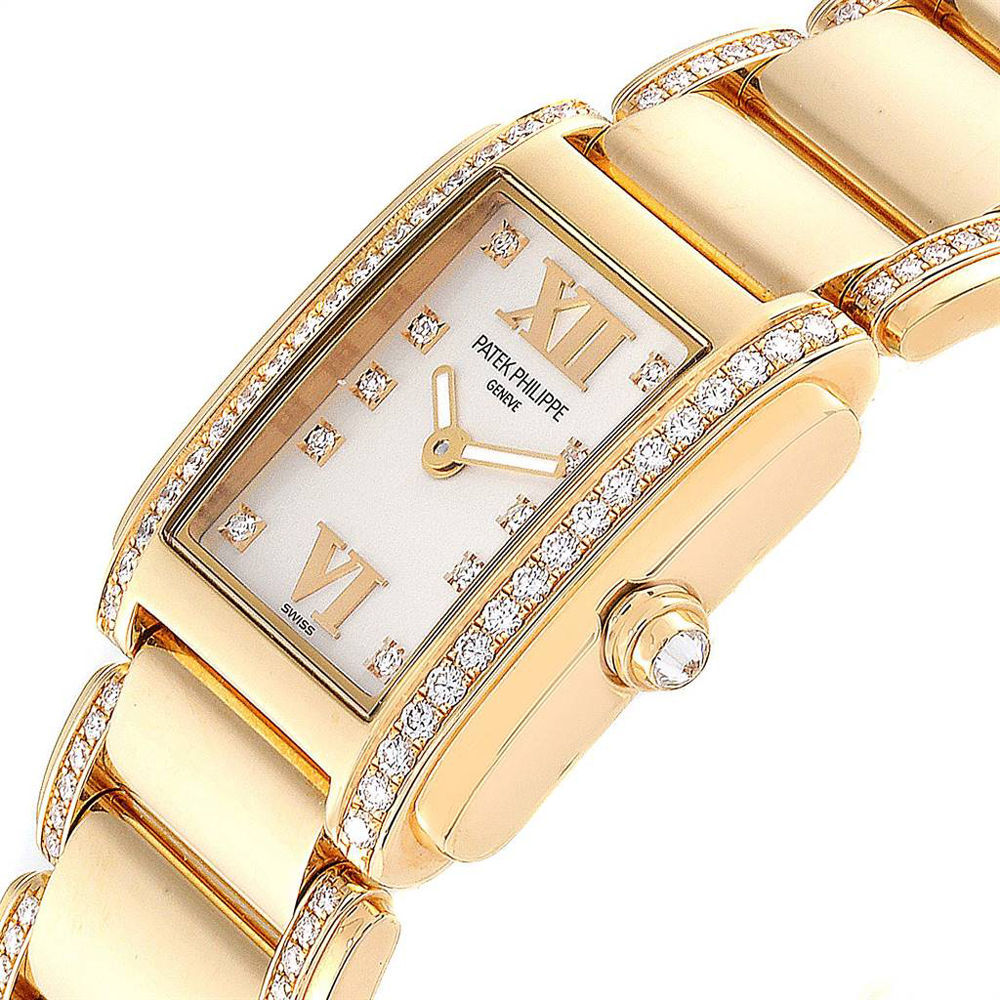 

Patek Philippe Silver Diamonds Pave