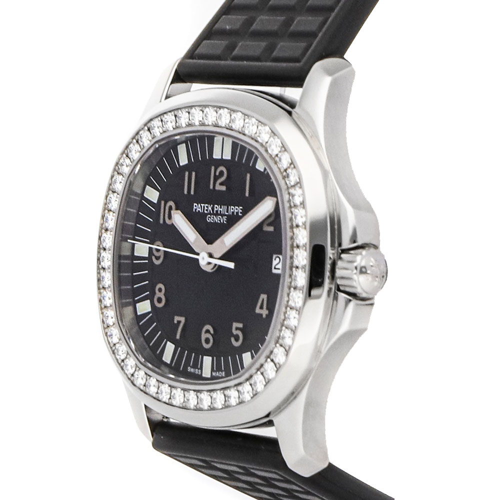 

Patek Philippe Black Diamonds Stainless Steel Aquanaut Luce 5067A-001 Women's Wristwatch 35 MM