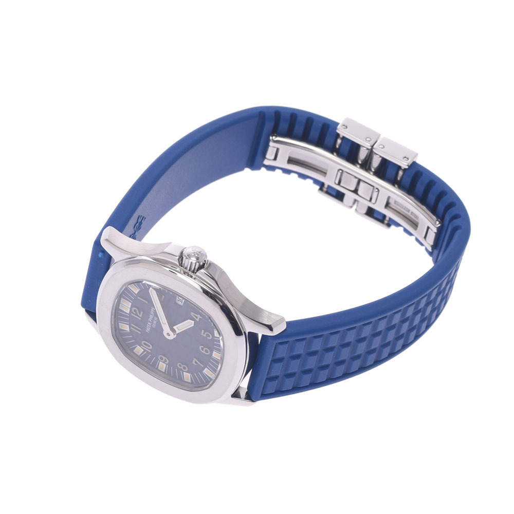 

Patek Philippe Blue Stainless Steel Aquanaut Japan Limited 4960A-001 Quartz Women's Wristwatch 28 MM