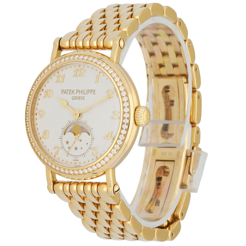 

Patek Philippe White Diamonds 18K Yellow Gold Complication 7121/1J-001 Women's Wristwatch 32 MM