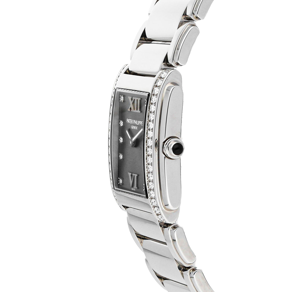 

Patek Philippe Grey Diamonds Stainless Steel Twenty 4 4910/10A-010 Stainless steel Women's Wristwatch 25 MM