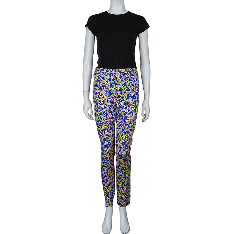 

Peter Pilotto Multicolor Printed Cotton Trousers
