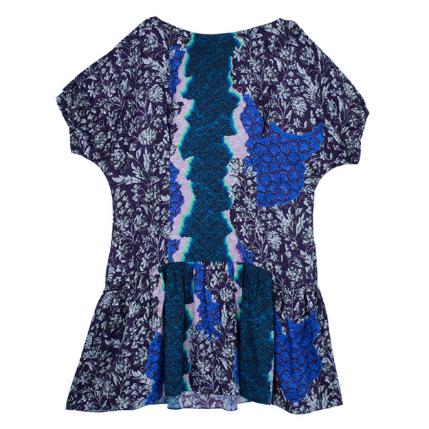 Pre Owned Peter Pilotto Roamer Printed Mini-Dress M