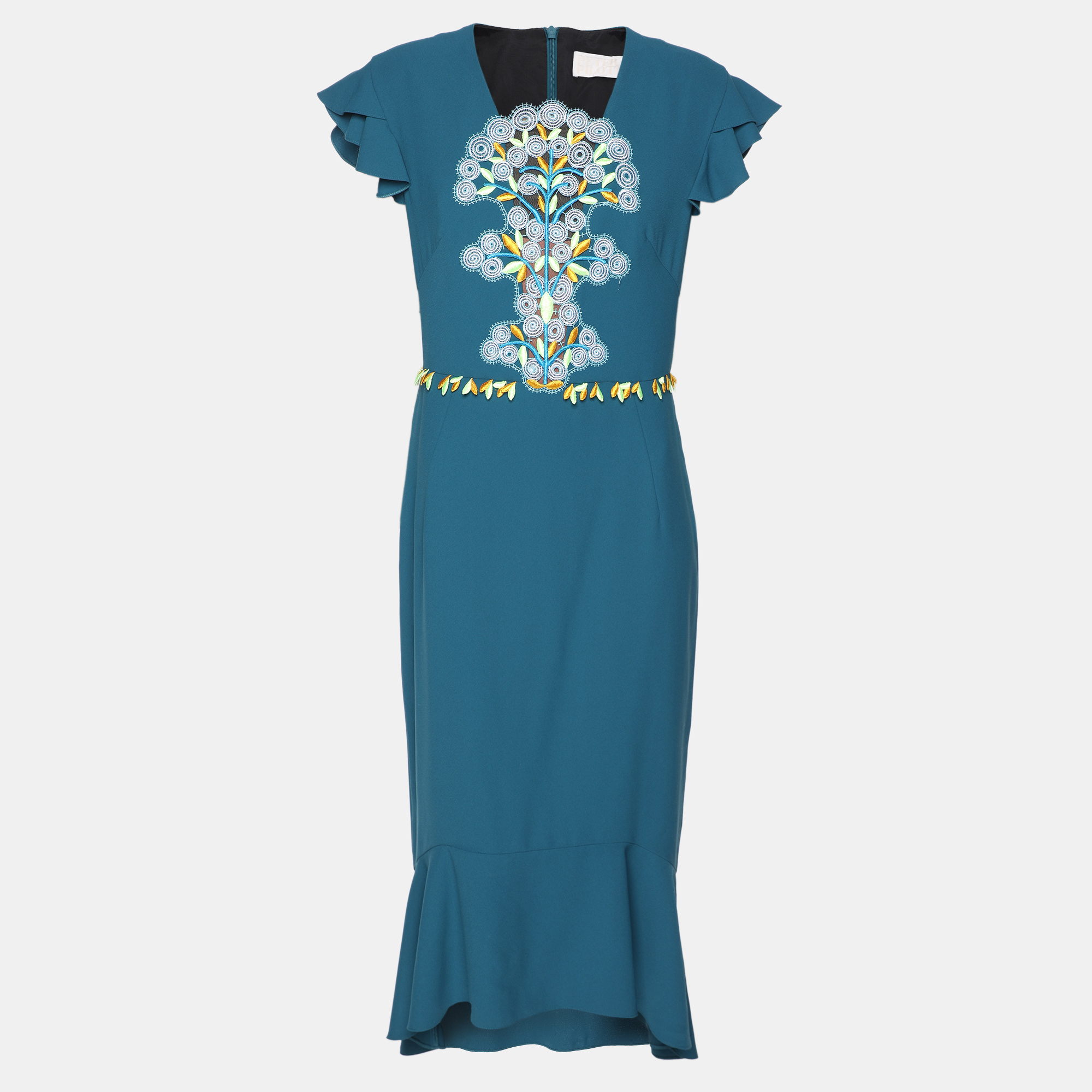 

Peter Pilotto Blue Crepe Dress M