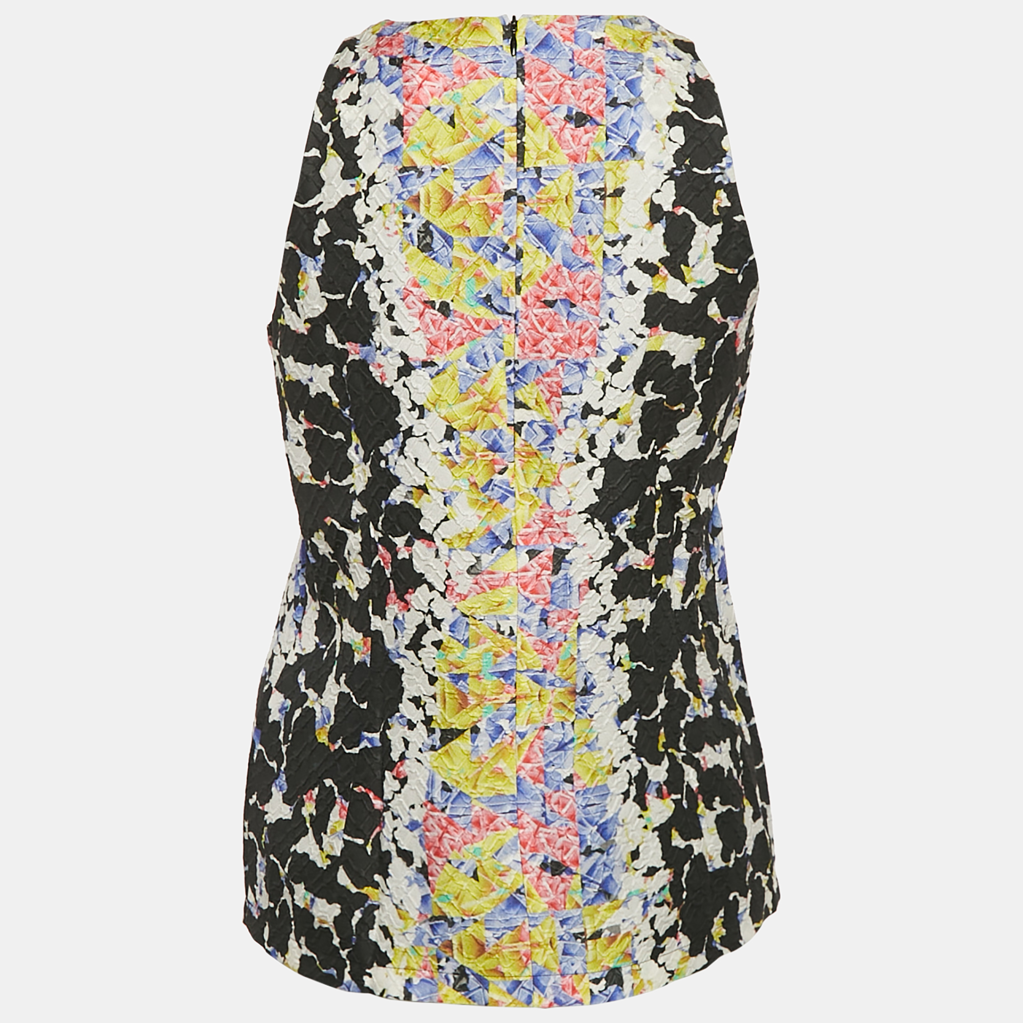 Peter Pilotto Multicolor Printed Silk Sleeveless Top S 