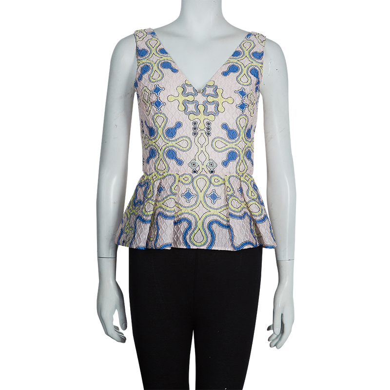 

Peter Pilotto Multicolor Print Sleeveless Top