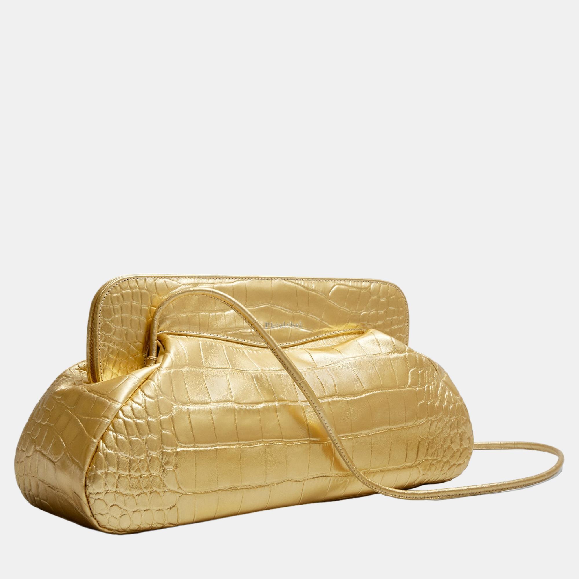 

Phialebel Maxi Constanza Gold Shoulder Bag