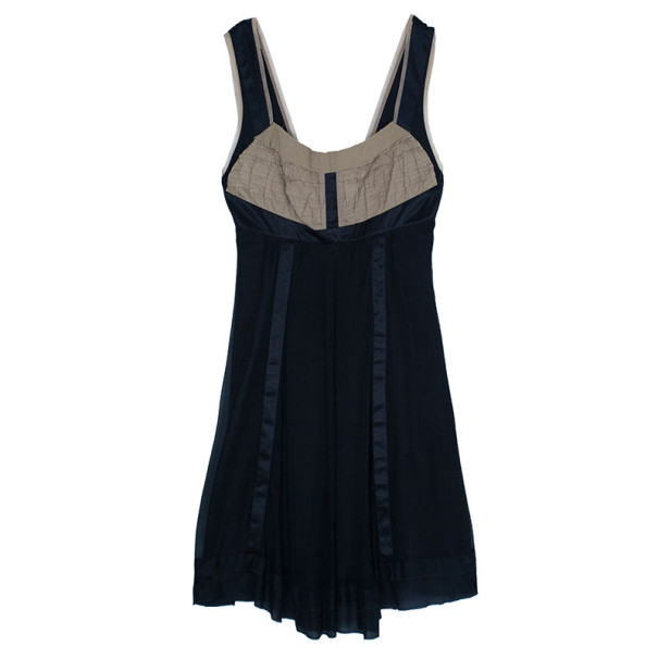 Pre Owned Philosophy di Alberta Ferretti Black Sleeveless Dress M