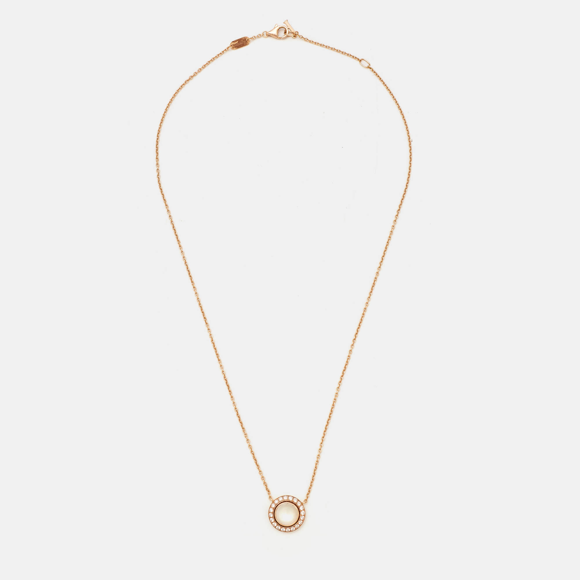 

Piaget Possession Mother of Pearl Diamond 18k Rose Gold Necklace