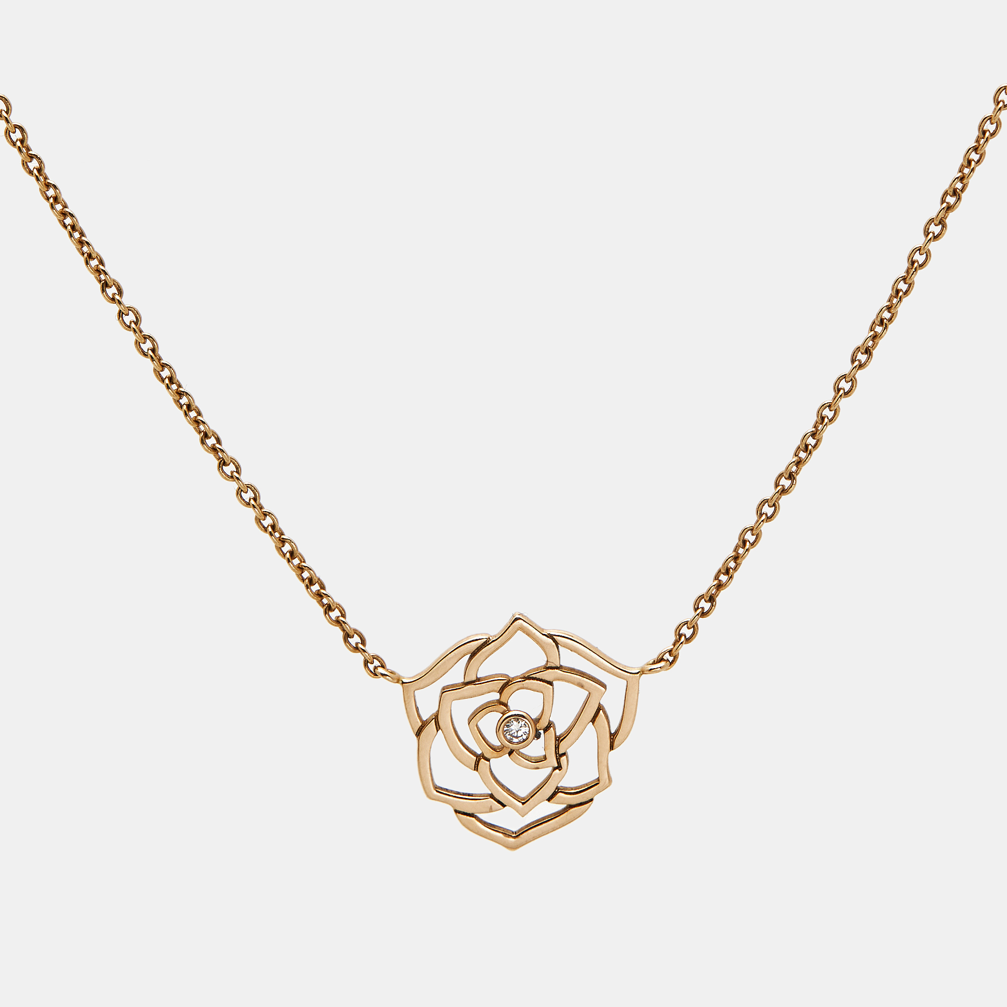 

Piaget Rose Diamond 18k Rose Gold Pendant Necklace