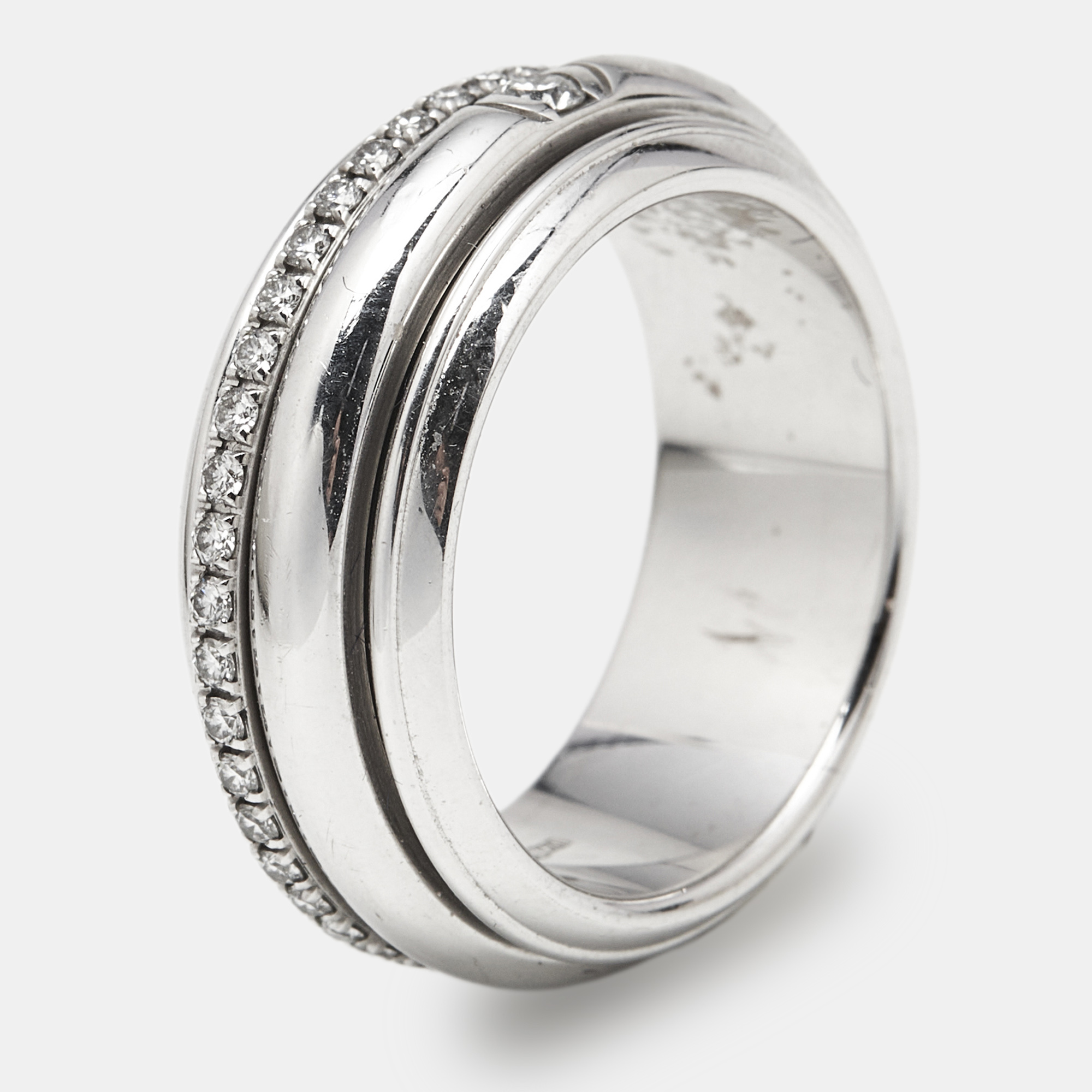

Piaget Possession Diamonds 18k White Gold Ring Size