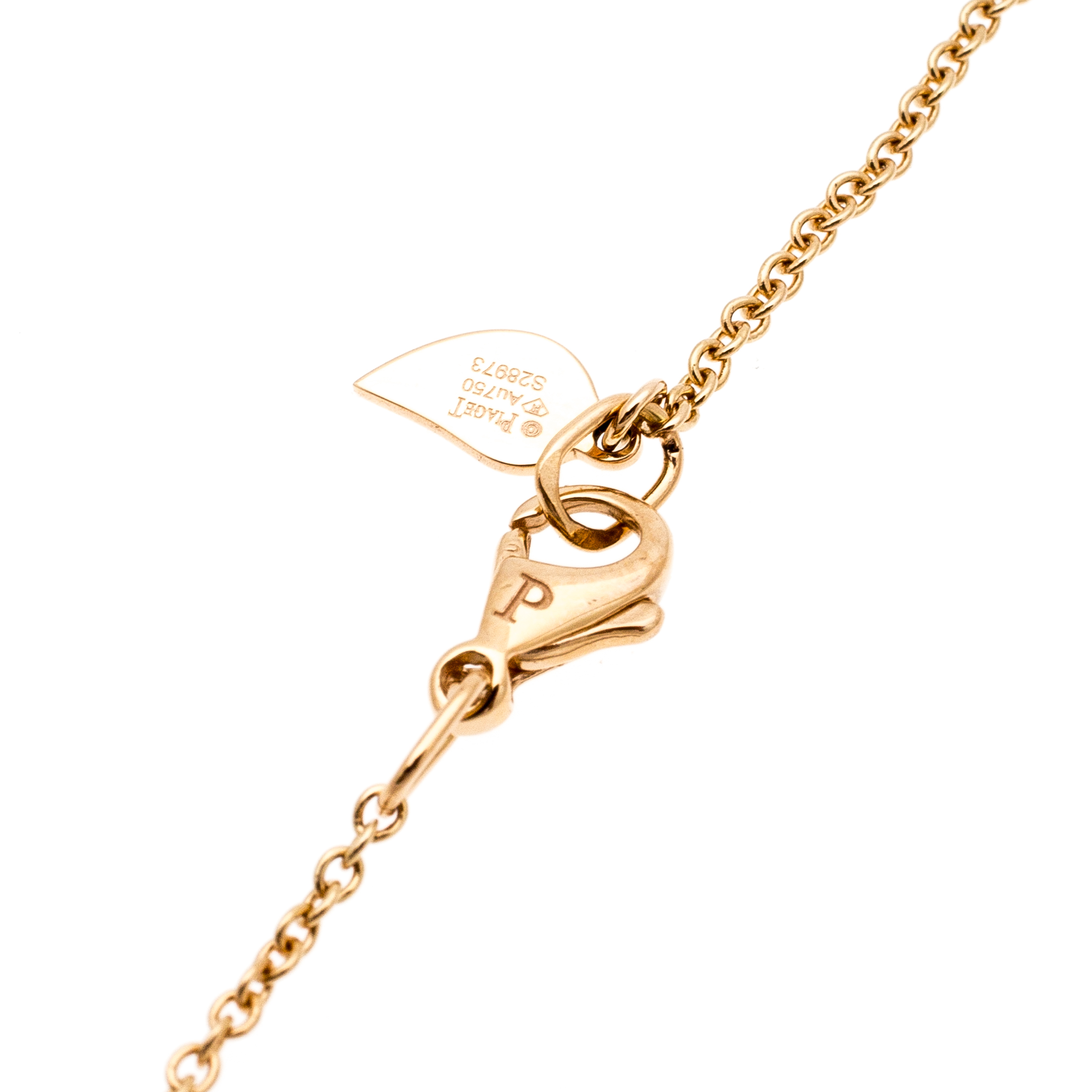 Piaget Rose Diamond 18k Rose Gold Pendant Necklace Piaget | TLC