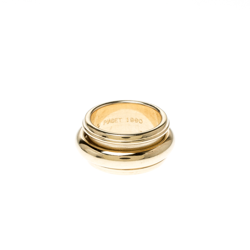 

Piaget Possession 18k Yellow Gold Rotating Band Ring Size