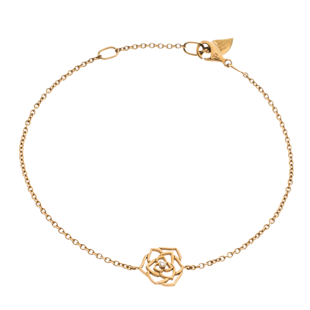 Pre Owned Piaget Rose Diamond 18K Rose Gold Bracelet