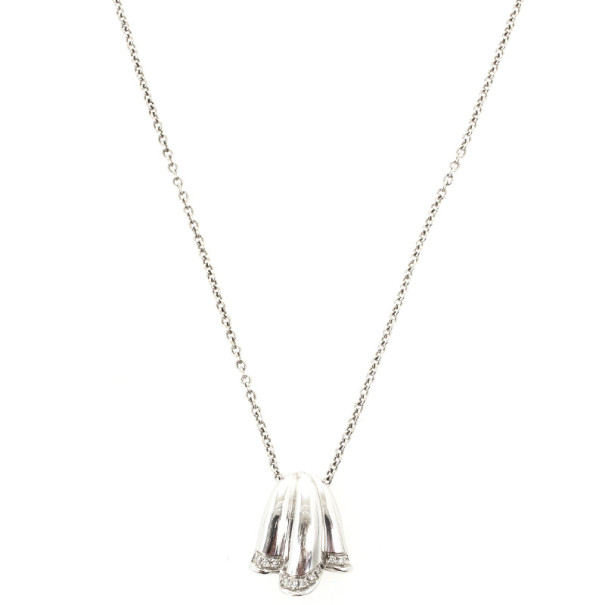 

Piaget 18K Gold and Diamond Pendant Necklace, Silver