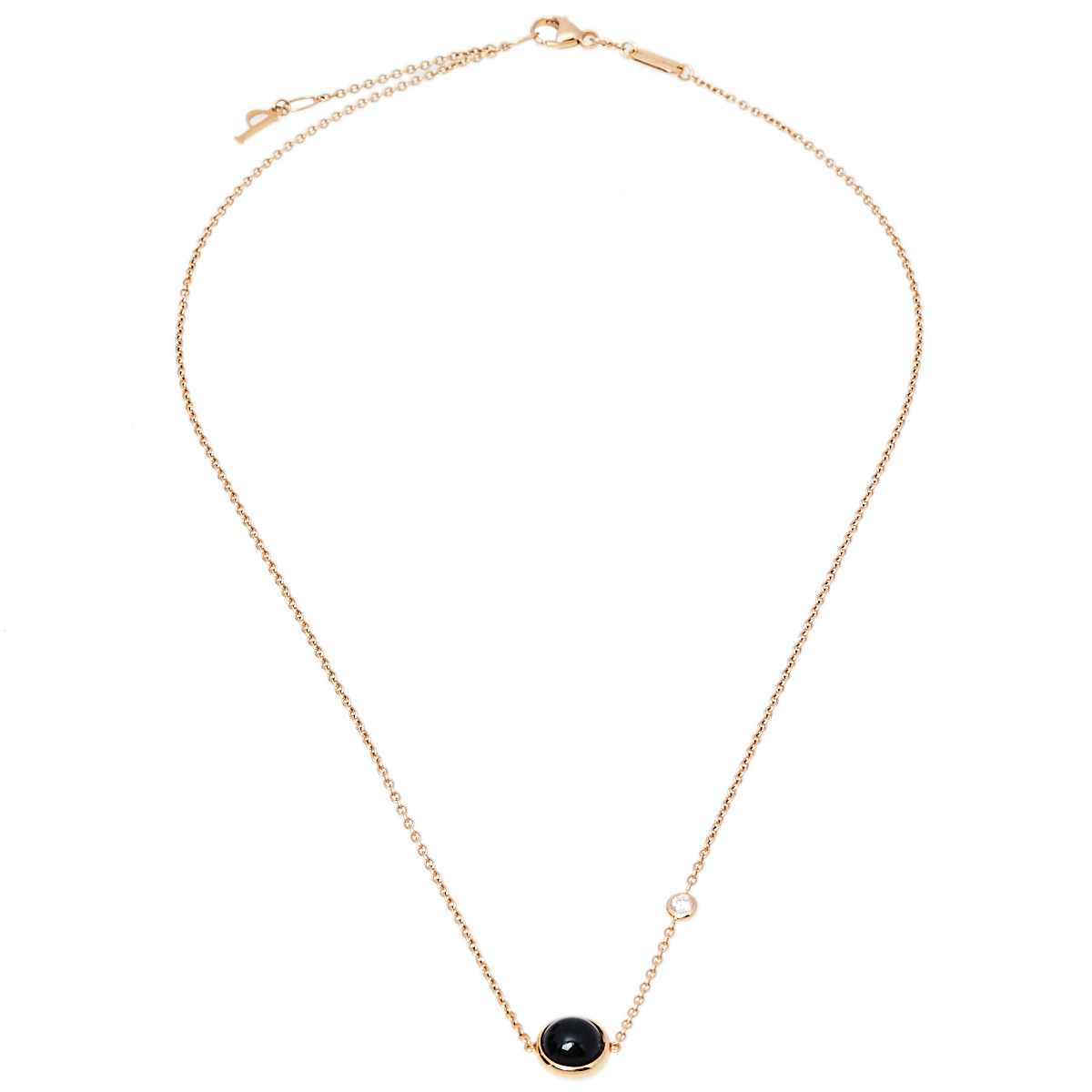 

Piaget Possession Onyx & Diamond 18K Rose Gold Necklace