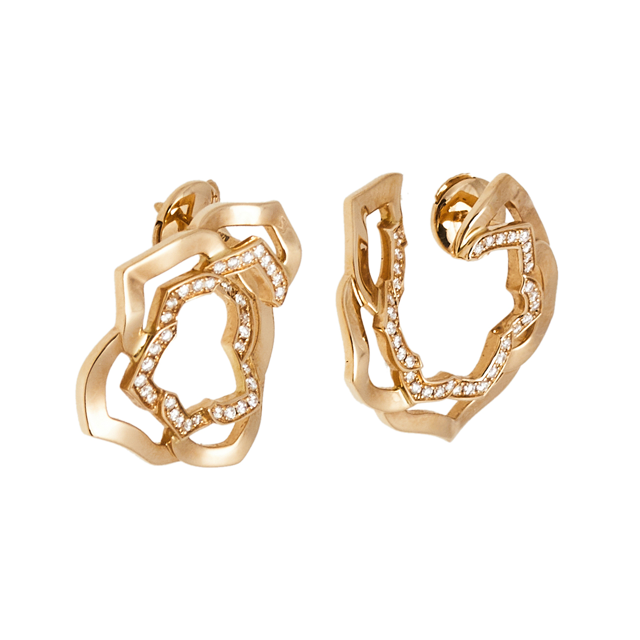 

Piaget Rose Diamond 18K Rose Gold Earrings